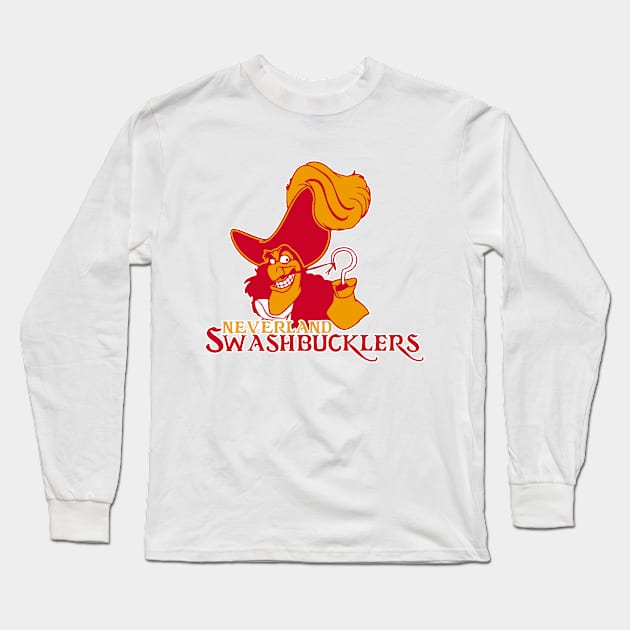 Neverland Swashbucklers Long Sleeve T-Shirt by dizzoriented